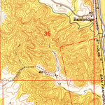 United States Geological Survey Ware, IL-MO (1948, 24000-Scale) digital map