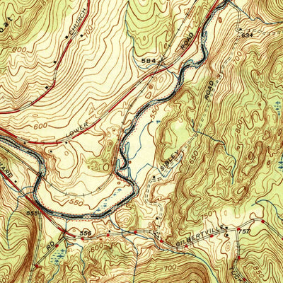 United States Geological Survey Ware, MA (1946, 31680-Scale) digital map