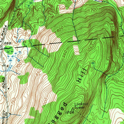 United States Geological Survey Ware, MA (1954, 24000-Scale) digital map