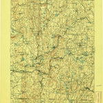 United States Geological Survey Ware, MA-CT (1908, 125000-Scale) digital map