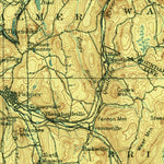 United States Geological Survey Ware, MA-CT (1908, 125000-Scale) digital map