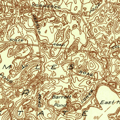 United States Geological Survey Wareham, MA (1935, 24000-Scale) digital map