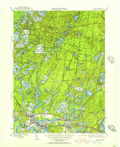 United States Geological Survey Wareham, MA (1946, 31680-Scale) digital map