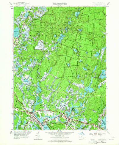 United States Geological Survey Wareham, MA (1957, 24000-Scale) digital map