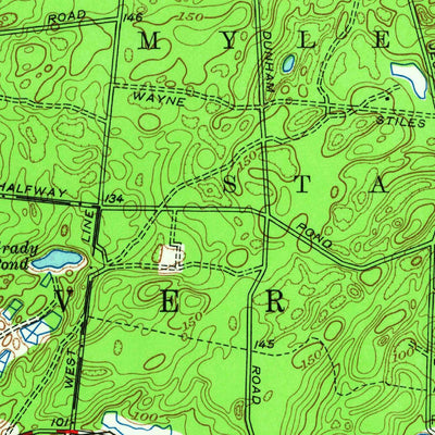 United States Geological Survey Wareham, MA (1957, 24000-Scale) digital map