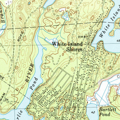 United States Geological Survey Wareham, MA (1972, 25000-Scale) digital map