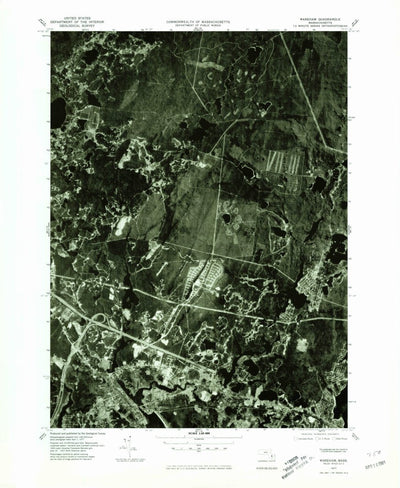 United States Geological Survey Wareham, MA (1977, 25000-Scale) digital map