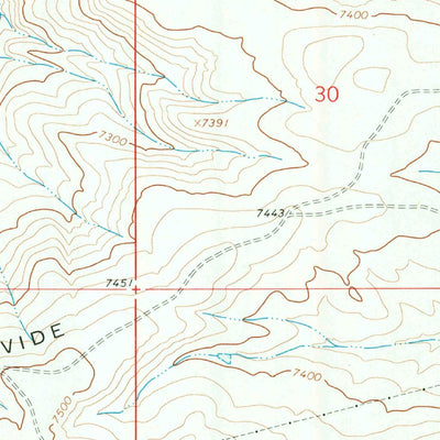 United States Geological Survey Warfield Creek, WY (1962, 24000-Scale) digital map