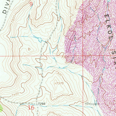 United States Geological Survey Warfield Creek, WY (1962, 24000-Scale) digital map