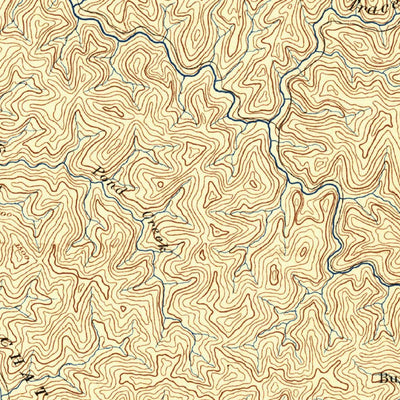 United States Geological Survey Warfield, WV-KY-VA (1887, 125000-Scale) digital map
