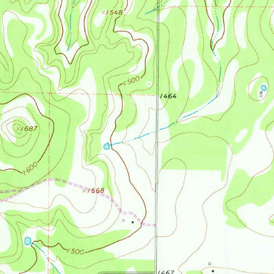 United States Geological Survey Waring, TX (1964, 24000-Scale) digital map