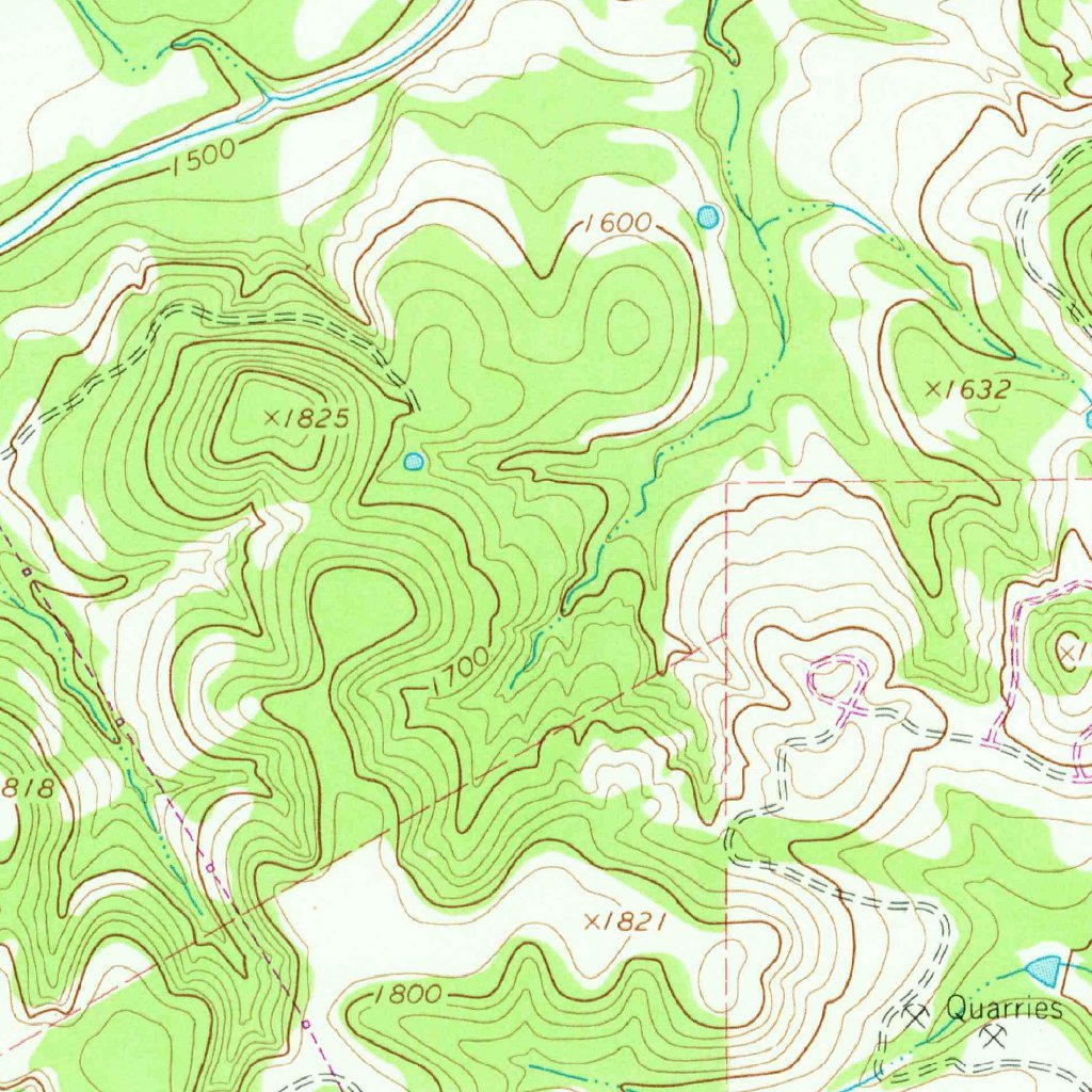 Waring, TX (1964, 24000-Scale) Map by United States Geological