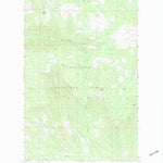 United States Geological Survey Warland Peak, MT (1963, 24000-Scale) digital map
