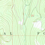 United States Geological Survey Warland Peak, MT (1963, 24000-Scale) digital map