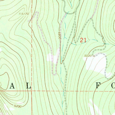 United States Geological Survey Warland Peak, MT (1963, 24000-Scale) digital map