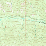 United States Geological Survey Warland Peak, MT (1963, 24000-Scale) digital map