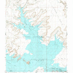 United States Geological Survey Warm Creek Bay, UT-AZ (1985, 24000-Scale) digital map