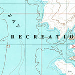 United States Geological Survey Warm Creek Bay, UT-AZ (1985, 24000-Scale) digital map