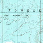 United States Geological Survey Warm Creek Bay, UT-AZ (1985, 24000-Scale) digital map