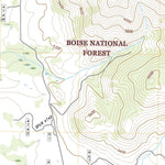 United States Geological Survey Warm Lake, ID (2020, 24000-Scale) digital map