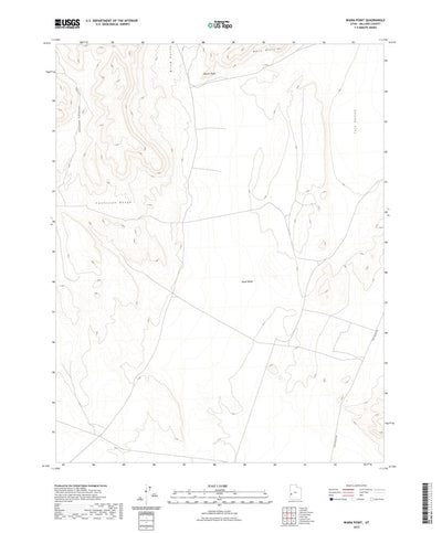 United States Geological Survey Warm Point, UT (2023, 24000-Scale) digital map