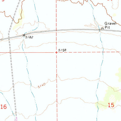 United States Geological Survey Warm Spring Hills, UT (1971, 24000-Scale) digital map