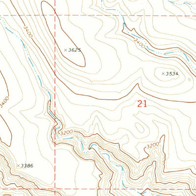 United States Geological Survey Warm Springs, AZ (1970, 24000-Scale) digital map