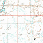 United States Geological Survey Warm Springs Butte, OR (1990, 24000-Scale) digital map