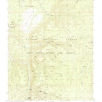 United States Geological Survey Warm Springs Canyon, AZ (1988, 24000-Scale) digital map
