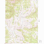 United States Geological Survey Warm Springs Creek, MT (1988, 24000-Scale) digital map