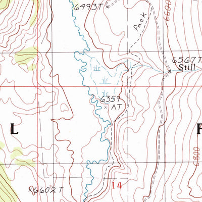 United States Geological Survey Warm Springs Creek, MT (1988, 24000-Scale) digital map