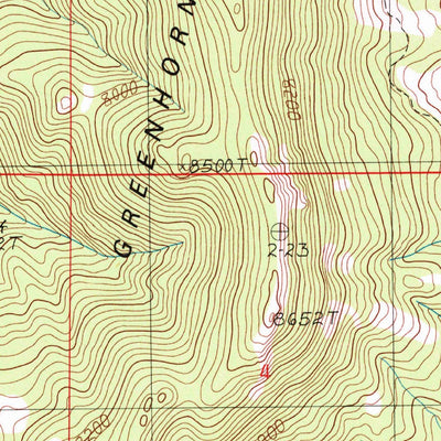 United States Geological Survey Warm Springs Creek, MT (1988, 24000-Scale) digital map