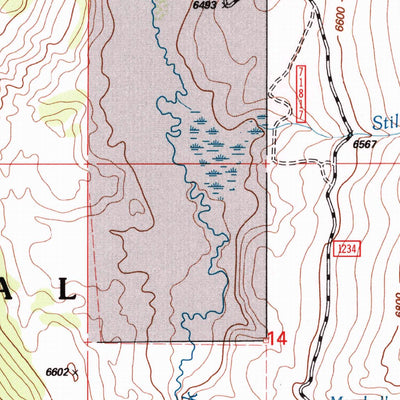 United States Geological Survey Warm Springs Creek, MT (1997, 24000-Scale) digital map