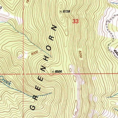United States Geological Survey Warm Springs Creek, MT (1997, 24000-Scale) digital map