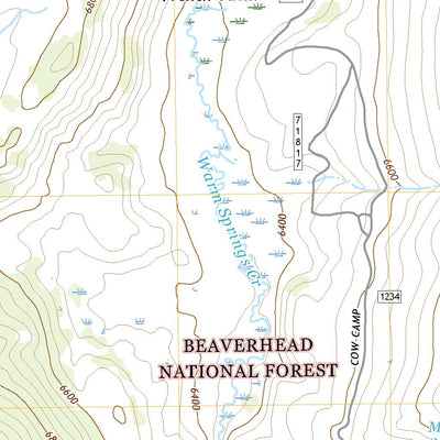 United States Geological Survey Warm Springs Creek, MT (2020, 24000-Scale) digital map