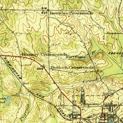 United States Geological Survey Warm Springs, GA (1936, 62500-Scale) digital map