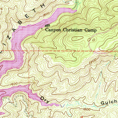 United States Geological Survey Warm Springs Mountain, CA (1958, 24000-Scale) digital map