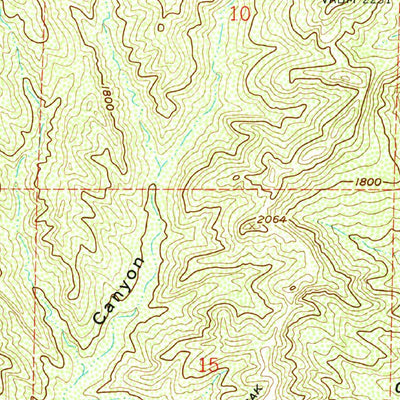 United States Geological Survey Warm Springs Mountain, CA (1958, 24000-Scale) digital map