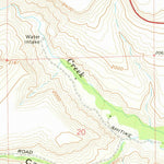 United States Geological Survey Warm Springs, OR (1963, 24000-Scale) digital map