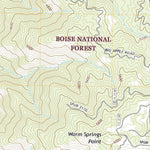 United States Geological Survey Warm Springs Point, ID (2020, 24000-Scale) digital map