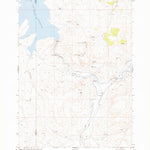 United States Geological Survey Warm Springs Reservoir, OR (1979, 24000-Scale) digital map