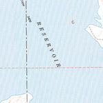 United States Geological Survey Warm Springs Reservoir, OR (1979, 24000-Scale) digital map