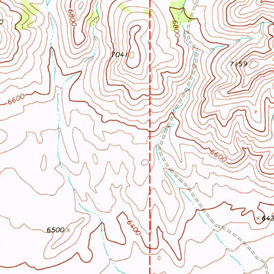 United States Geological Survey Warm Springs Summit, NV (1968, 24000-Scale) digital map