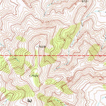 United States Geological Survey Warm Springs Summit, NV (1968, 24000-Scale) digital map