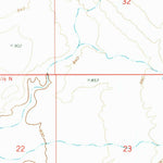 United States Geological Survey Warm Springs SW, AZ (1970, 24000-Scale) digital map