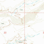 United States Geological Survey Warm Springs SW, AZ (1970, 24000-Scale) digital map