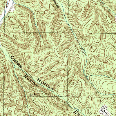 United States Geological Survey Warm Springs, VA (1999, 24000-Scale) digital map