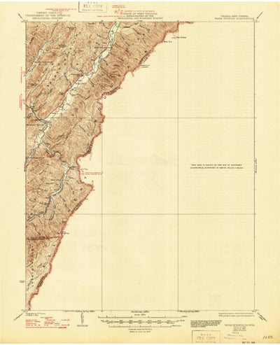 United States Geological Survey Warm Springs, VA-WV (1926, 62500-Scale) digital map