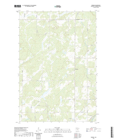 United States Geological Survey Warman, MN (2022, 24000-Scale) digital map