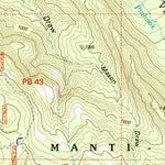 United States Geological Survey Warner Lake, UT (2001, 24000-Scale) digital map